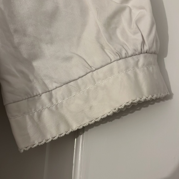 Anthropologie Elevenses White Collared Jacket - Picture 4 of 9